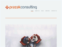 Tablet Screenshot of prazakconsulting.com